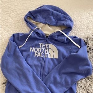 North Face Purple Hoodie Large